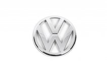 Volkswagen Golf 4 1997–2006 Priekšējā emblēma 1J0 853 601 (augšējā daļa, OEM stils) foto 1