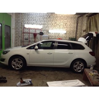 Pilns logu apmaļu komplekts (Sport Tourer, 12 gab., nerūsējošais tērauds) Opel Astra J 2009–2015 foto 4