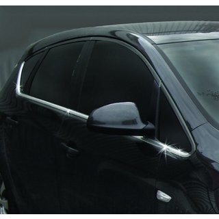 Logu apakšējās līstes (hatchback, 8 gab., nerūsējošais tērauds) Opel Astra J 2009–2015 foto 4