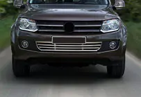 Volkswagen Amarok 2010–2022 Bampera restes (nerūsējošais tērauds) foto 1