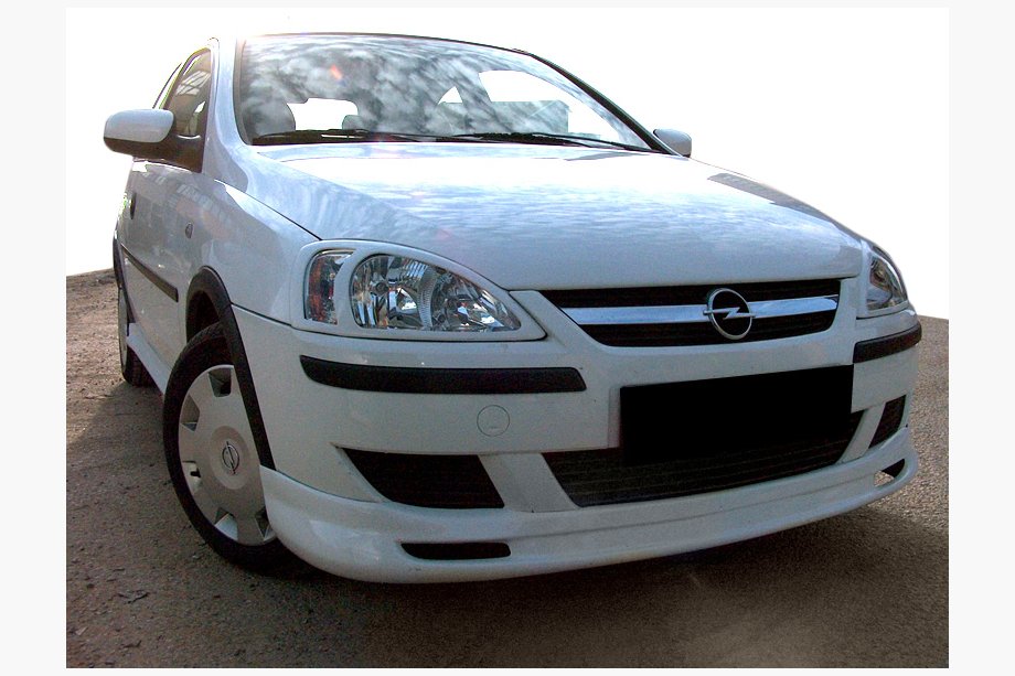 Opel Combo 2002–2012 Priekšējā apakšējā spoilerlūpa (krāsošanai) Image