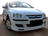 Opel Combo 2002–2012 Priekšējā apakšējā spoilerlūpa (krāsošanai) foto 1