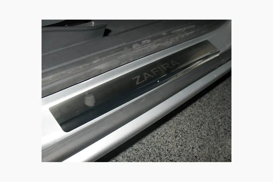 Opel Zafira B 2005–2011 Sliekšņu uzlikas Nataniko (4 gab., nerūsējošais tērauds) Image