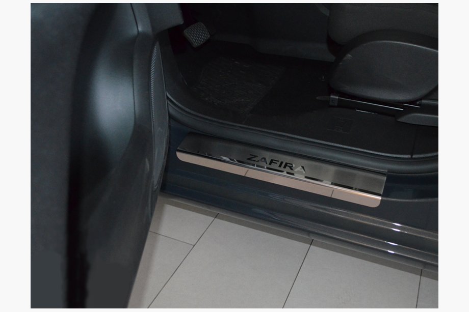 Opel Zafira C Tourer 2011–2019 Natanika Premium sliekšņu uzlikas (4 gab., nerūsējošais tērauds) Foto 1