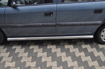 Opel Zafira B 2005–2011 Sānu caurules (2 gab., nerūs. tērauds) foto 1