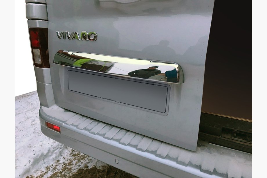 Opel Vivaro 2015–2019 Līste virs numura zīmes (nerūsējošais tērauds) Image