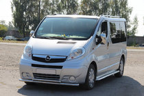 Nissan Primastar 2002–2014 Priekšējais aizsargstienis ST014 (nerūsējošais tērauds) foto 1