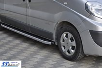 Opel Vivaro 2001–2015 Sānu sliekšņi King (2 gab., alumīnija) foto 2