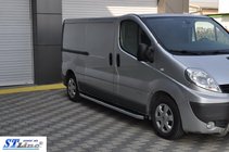 Opel Vivaro 2001–2015 Sānu sliekšņi King (2 gab., alumīnija) foto 3