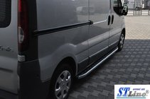 Opel Vivaro 2001–2015 Sānu sliekšņi King (2 gab., alumīnija) foto 4