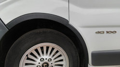 Nissan Primastar 2002–2014 Riteņu arku uzlikas (4 gab., melnas) 2007-2015, melna plastmasa foto 1