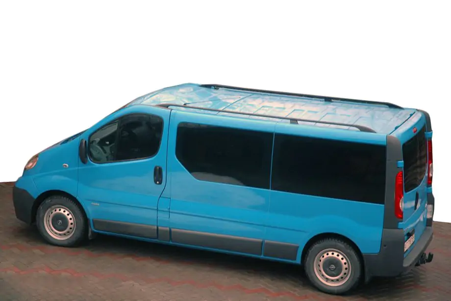 Nissan Primastar 2002–2014 Melni jumta reliņi Image