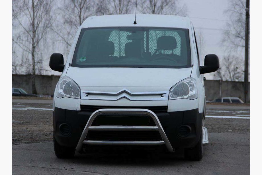 Peugeot Partner Tepee 2008–2018 Bullbar WT022 (nerūsējošais tērauds) Image
