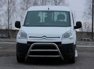 Peugeot Partner Tepee 2008–2018 Bullbar WT022 (nerūsējošais tērauds) foto 1