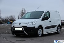 Peugeot Partner Tepee 2008–2018 Bullbar WT022 (nerūsējošais tērauds) foto 2