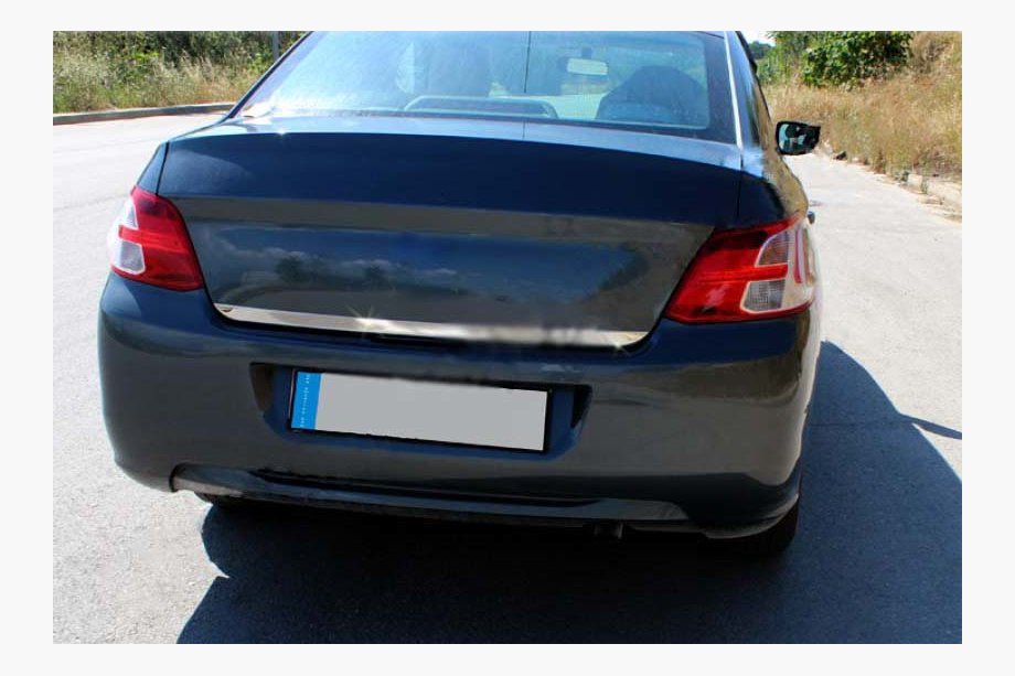 Peugeot 301 2012– Bagāžnieka malas uzlikas (nerūsējošais tērauds) Carmos - turku teras Image