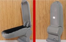 Peugeot 308 2007–2013 Roku balsts (pelēks) foto 1