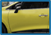 Renault Clio IV 2012–2019 Durvju rokturu uzlikas HB (4 gab., nerūsējošais tērauds) OmsaLine – itāļu nerūsējošais tērauds foto 2