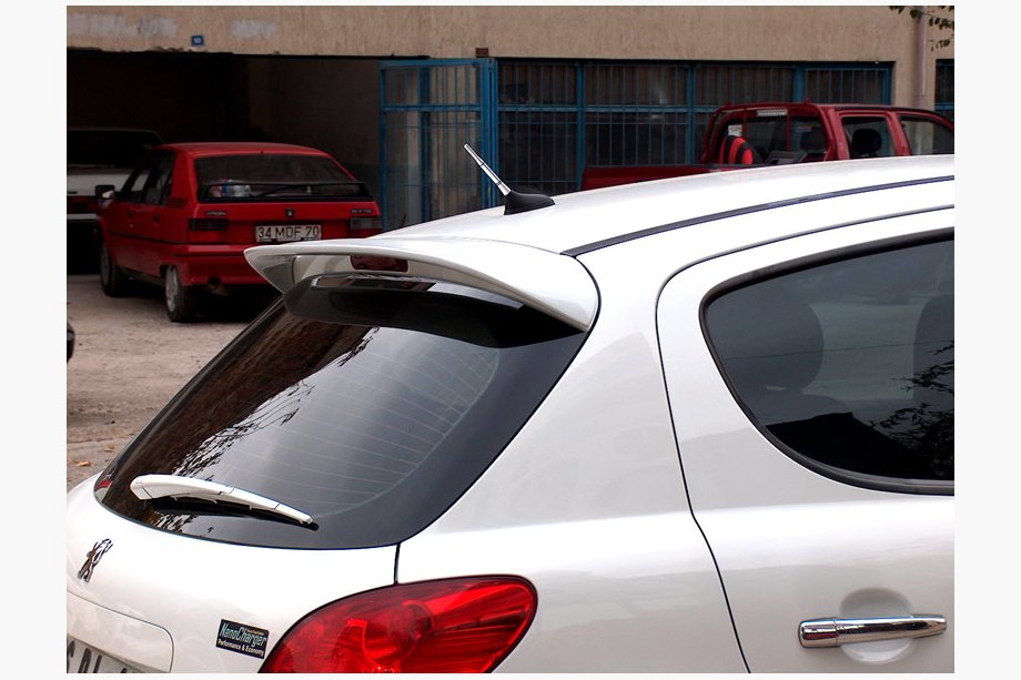 Peugeot 207 2006–2014 Spoileris Meliset (krāsošanai) Image
