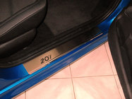 Peugeot 207 2006–2014 Sliekšņu uzlikas Nataniko (4 gab., nerūsējošais tērauds) foto 1