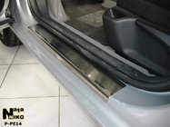Peugeot 407 2004–2011 Sliekšņu uzlikas Nataniko (4 gab., nerūsējošais tērauds) foto 1