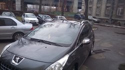 Peugeot 3008 2008–2016 Jumta reliņi Skyport Grey foto 5