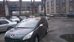Peugeot 3008 2008–2016 Jumta reliņi Skyport Grey foto 6