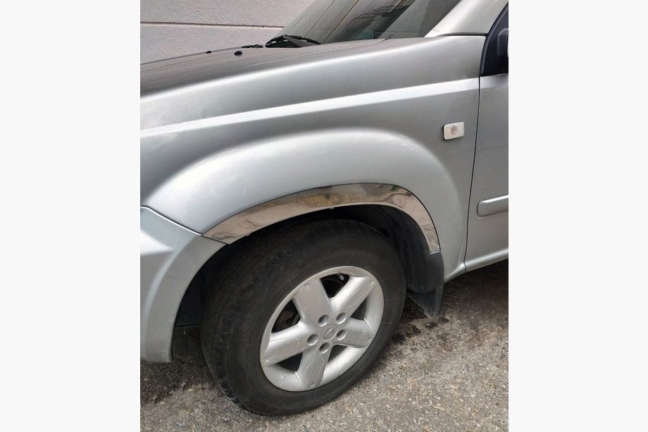 Nissan X-trail T30 2002–2007 Riteņu arku uzlikas (4 gab., nerūsējošais tērauds) Image