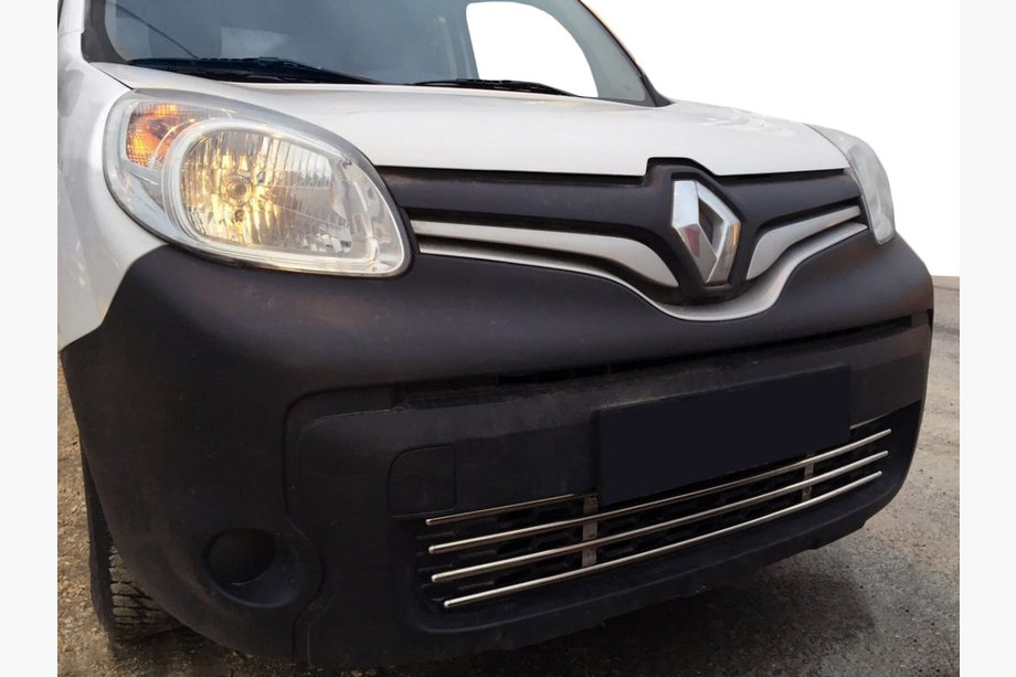 Renault Kangoo 2008–2020 Viengabala bufera reste (nerūsējošā tērauda) Image