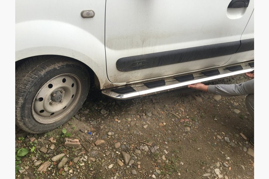 Renault Kangoo 1998–2008 Sānu pakāpieni Vison (2 gab., alumīnijs ↗ nerūsējošais tērauds) Image