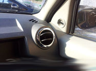 Renault Duster 2008–2017 Salona gaisa ventilācijas atveru apdares rāmji (4 gab., nerūsējošais tērauds) foto 4