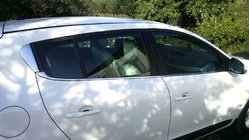 Renault Megane III 2009–2016 Logu apakšējās līstes (HB, 6 gab., nerūsējošais tērauds) foto 1