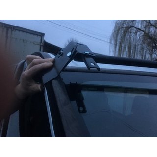 Vējstikla vizieris (melns spīdīgs, 5 mm) foto 4