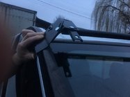 Renault Trafic 2001–2015 Vējstikla vizieris (melns spīdīgs, 5 mm) foto 4