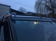 Renault Trafic 2001–2015 Vējstikla vizieris (melns spīdīgs, 5 mm) foto 5