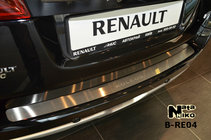 Renault Koleos 2008–2016 Aizmugurējā bampera uzlika Nataniko (nerūsējošais tērauds) foto 1