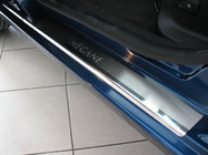 Renault Megane III 2009–2016 Sliekšņu uzlikas Nataniko (4 gab., nerūsējošais tērauds) Standarta - Lohmann līmlente, 0,5 mm foto 1