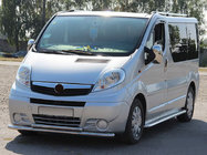 Renault Trafic 2001–2015 Priekšējais aizsargstienis ST014 (nerūsējošais tērauds) foto 4