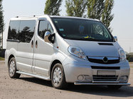 Renault Trafic 2001–2015 Priekšējais aizsargstienis ST014 (nerūsējošais tērauds) foto 6