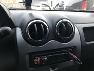 Renault Duster 2008–2017 Salona gaisa ventilācijas atveru apdares rāmji (4 gab., nerūsējošais tērauds) foto 1