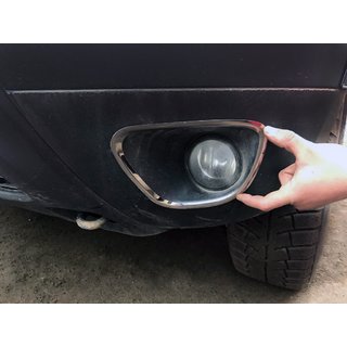 Miglas lukturu uzlikas 2008-2013 (2 gab., nerūsējošais tērauds) Renault Duster 2008–2017 foto 1