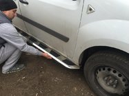 Renault Kangoo 2008–2020 Sānu sliekšņi Vison (2 gab., alumīnijs / nerūsējošais tērauds) foto 2