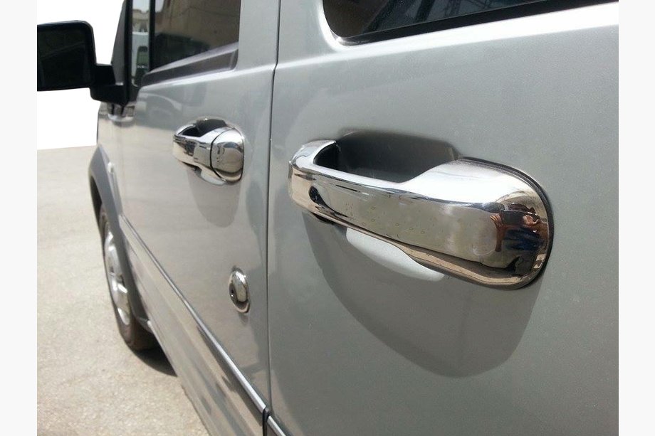 Ford Connect 2010–2013 Durvju rokturu uzlikas (4 gab., nerūsējošais tērauds) Image