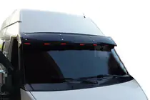Ford Transit 2000–2014 Vējstikla vizieris (melns spīdīgs, 5 mm) foto 1