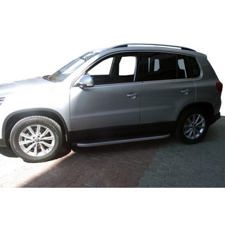 Sānu pakāpieni BlackLine (2 gab., alumīnijs) Volkswagen Tiguan 2007–2016 foto 1