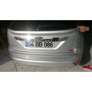Bagāžnieka vāka uzlika (HB, nerūsējošais tērauds) Ford Focus II 2008–2011 foto 3