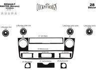 Renault Master 1998–2010 Instrumentu paneļa uzlikas (2004-2010) foto 5