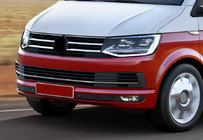 Volkswagen T6 2015–2024 IZPĀRDOŠANA! Nerūsējošā tērauda uzlikas bampera režģim 2015-2019 (3 gab.) foto 1