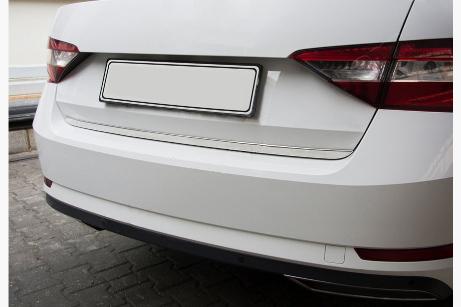 Skoda Superb 2015–2024 Bagāžnieka malas uzlika (sedans, nerūsējošais tērauds) Image