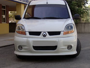Renault Kangoo 1998–2008 Priekšējā apakšējā spoilerlūpa (krāsošanai) foto 1